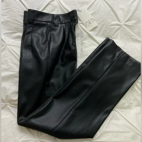 SOLD ON DEPOP Zara faux leather pants - Picture 10 of 15